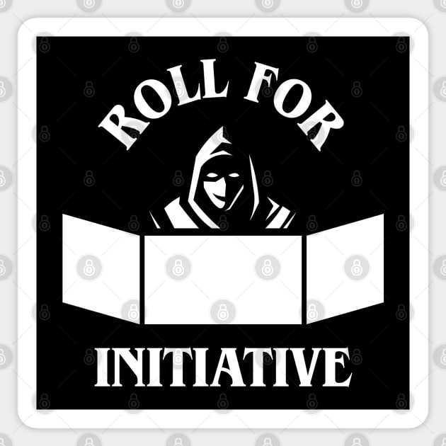 Roll for Initiative Game Master TRPG Tabletop RPG Gaming Addict Sticker by dungeonarmory